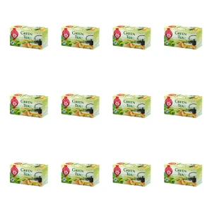 Herbata zielona Teekanne Green Tea Peach 20 TOREBEK x 1,75g RFA X12