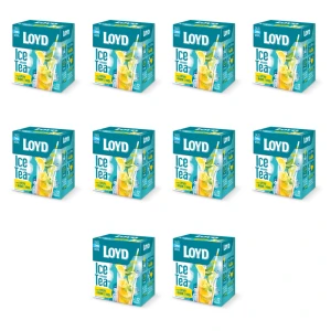 Loyd Ice Tea o smaku cytryny i limonki z miętą 2,5GX12 X10