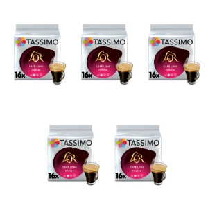 Tassimo L'OR Café Long Intense Kawa mielona 16 kapsułek 128 g X5