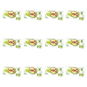 Herbatka Lipton Lipa z malinami 20 torebek. Herbatka ziołowa aromatyzowana. X12