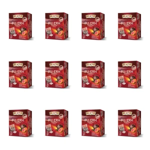 Big-Active herbata czerwowa pu-erh o smaku grejpfrutowym 20tb X12