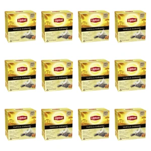 Lipton Piramidki Vanilla Caramel 20TB X12