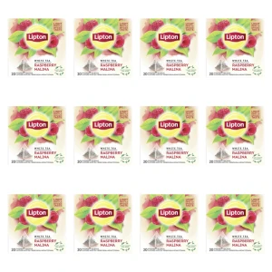 Lipton Piramidki Malina Biała 20TB X12