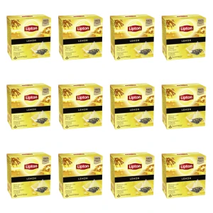 Lipton Piramidki Cytryna Czarna 20TB X12