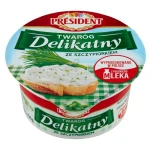 Twaróg Delikatny ze szczypiorkiem President 150 g