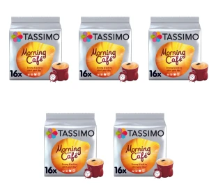 Tassimo Morning Café Kawa mielona 16 kapsułek 124,8 g X5