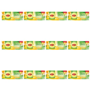 Herbata zielona Lipton o smaku pigwy 20tb X12
