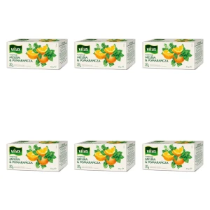 Herbata Vitax Inspiracje Melisa&Pomarańcza 20 torebek x 1,65g X6
