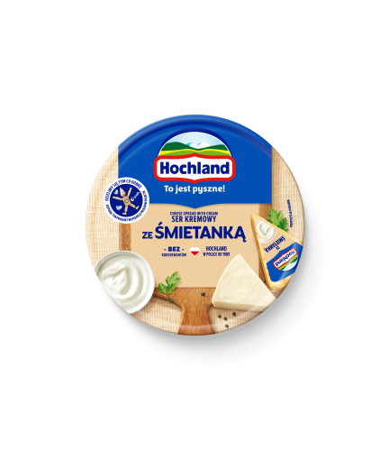 Ser kremowy topiony w trójkącikach śmietankowy Hochland 180g