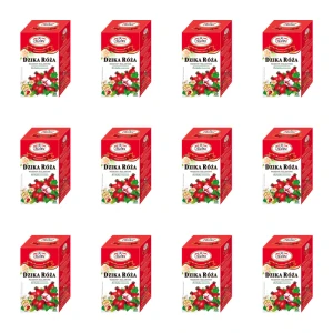 Malwa Herbata owocowa aromatyzowana dzika róża 20x2g X12