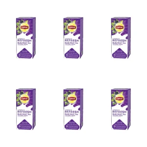 Lipton Classic Blue Fruit 25 kopert x1,6g (owoce jagodowe) X6
