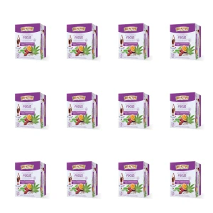 Big-Active Herbata Zielona Focus z Dodatkiem Konopi (20 torebek x 1,5g) 30g X12