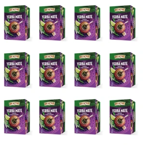 Big-Active Herbatka Yerba Mate Limonka i Trawa Cytrynowa (20 torebek x 1,5g) 30g X12