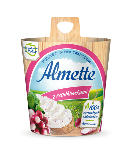 Serek Almette z rzodkiewkami 150 g Serek Almette z rzodkiewkami 150g