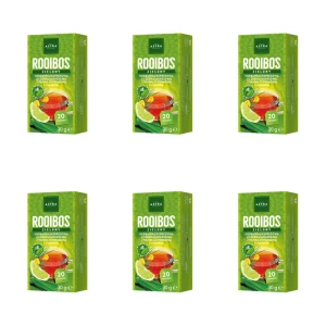 ASTRA ROOIBOS zielony z trawą cytrynową i limonką 20 torebek ekspresowa X6