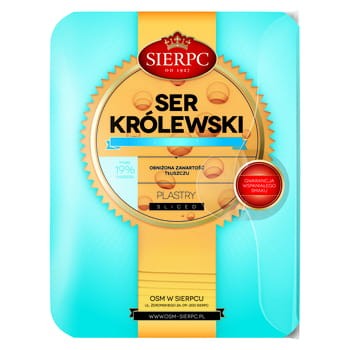 Ser królewski light plastry 135 g Okregowa_Spoldzielnia_Mleczarska_w_Sierpcu_Bag_ser_krolewski_light_plastry_135g_32121030_0_350_350.jpg