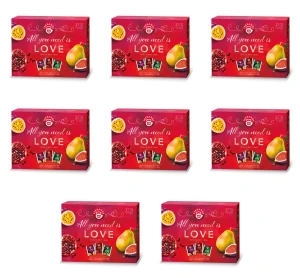 Kolekcja herbatek owocowych TEEKANNE Love Collection 3x10 - 65g X8
