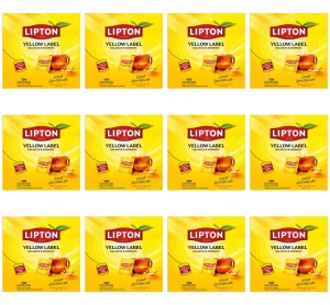 Herbata Lipton Yellow Label 100 kopert x1,8g X12