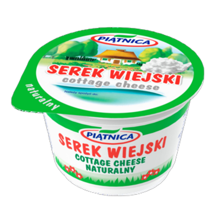 Serek wiejski Piątnica 200 g Serek wiejski naturalny Piątnica 200g