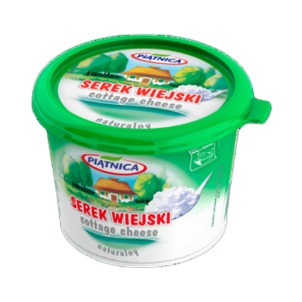 Serek wiejski Piątnica 500 g Serek wiejski naturalny Piątnica 500g