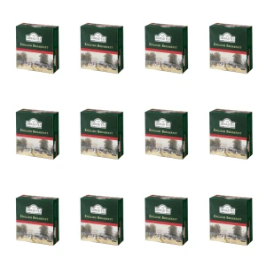 English Breakfast Ahmad Tea 100 torebek x2g X12