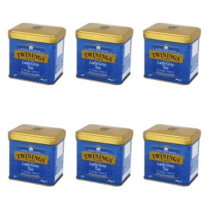 Twinings Herbata Liściasta Czarna Aromatyzowana Lady Grey 100g X6