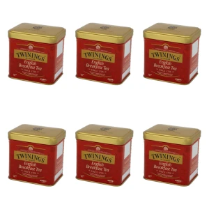 Twinings Herbata Liściasta Czarna English Breakfast 100g X6