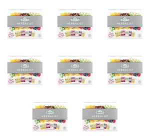 Ahmad Tea London Herbalist Mieszanka herbat owocowo-ziołowych 115 g (10x1,5 g, 50x2 g) X8