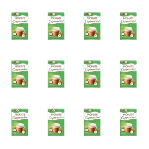 Mokate Cappuccino o smaku orzechowym 160 g (20 g x 8) X12