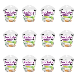 Serek Puszysty Łaciaty z czosnkiem 150g X12