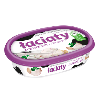 Serek śmietankowy z czosnkiem Łaciaty 135 g 2249.jpg