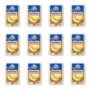 Hochland Ser żółty śmietankowy w plastrach 135 g X12