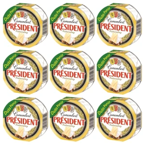 President Camembert 170g X9