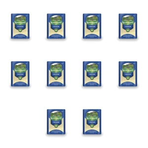 Ser Cheddar White plastry 150g X10