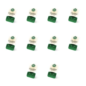 Ser Cheddar Mild White Irish Farmers plastry 100g X10