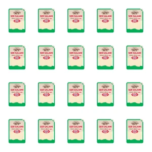 Mlekovita Ser Salami plastry 300g X20