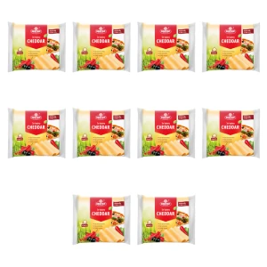 Ser topiony cheddar plastry 130 g SERTOP X10