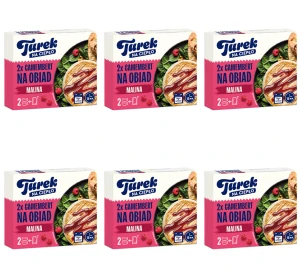 Turek Na obiad Malina 2x100g X6