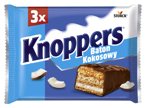 Baton Kokosowy Knoppers 3x40g