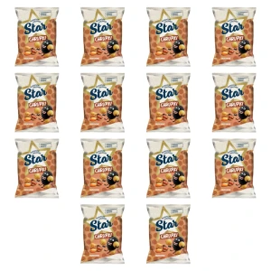 Star Chrupki Kukurydziane o Smaku Orzechowym Oczaki Przekąska - 125 g X14