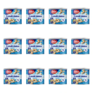 felix Orzeszki ziemne prażone bez soli 140 g X12