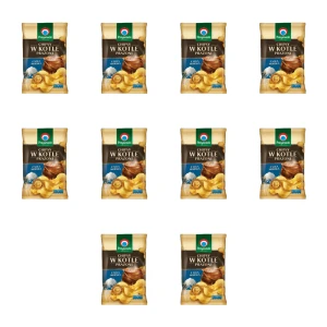Przysnacki Chipsy w Kotle prażone z solą morską 125 g X10