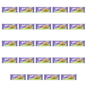 Milka Ciasteczka Pieguski Choco - Ciastka z Kawałkami Czekolady 135g X24