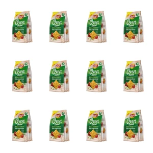 Lay's Oven Baked Krakersy wielozbożowe warzywa z zieloną cebulką 80g X12