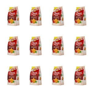 Lay's Oven Baked Krakersy wielozbożowe czerwona papryka w ziołach 80g X12