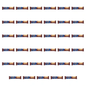 Grześki gofree Wafel przekładany kremem o smaku czekoladowym z orzechami laskowymi 33 g X35