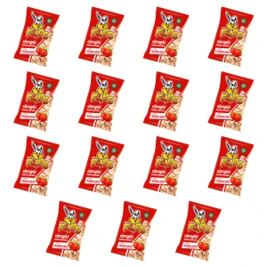 Flips Chrupki Kukurydziane o Smaku Truskawkowym 70g Sante X15