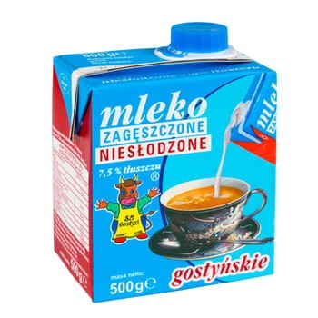 Mleko zagęszczone niesłodzone gostyńskie 7,5% 500 g Spoldzielnia_Mleczarska_w_Gostyniu_Spoldzielnia_Mleczarska_w_Gostyniu_Mleko_zageszczone_nieslodzone_7_5_gostynskie_500g_13827969_0_350_350.jpg