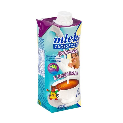 Mleko zagęszczone niesłodzone gostyńskie light z magnezem 500 g 5900691032197.jpg