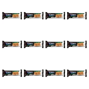 DARE - Ciastka pełnoziarniste z kremem mlecznym - 100 g X12